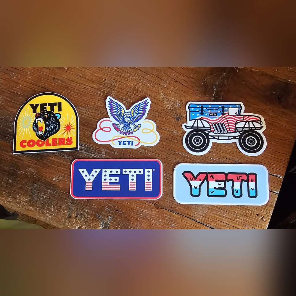 Yeti 4th of July Sticker Set